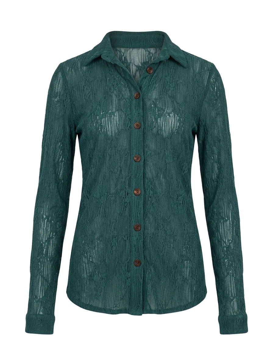 MALLIK SHIRT TEAL - imagen 1