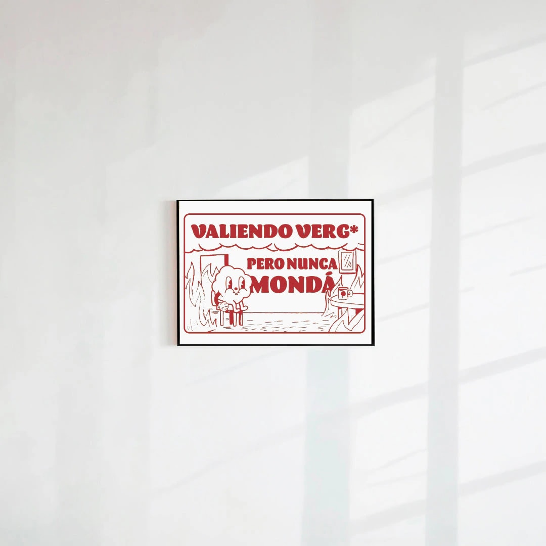 Postal Valiendo Verg* (Papel 75g) - imagen 1