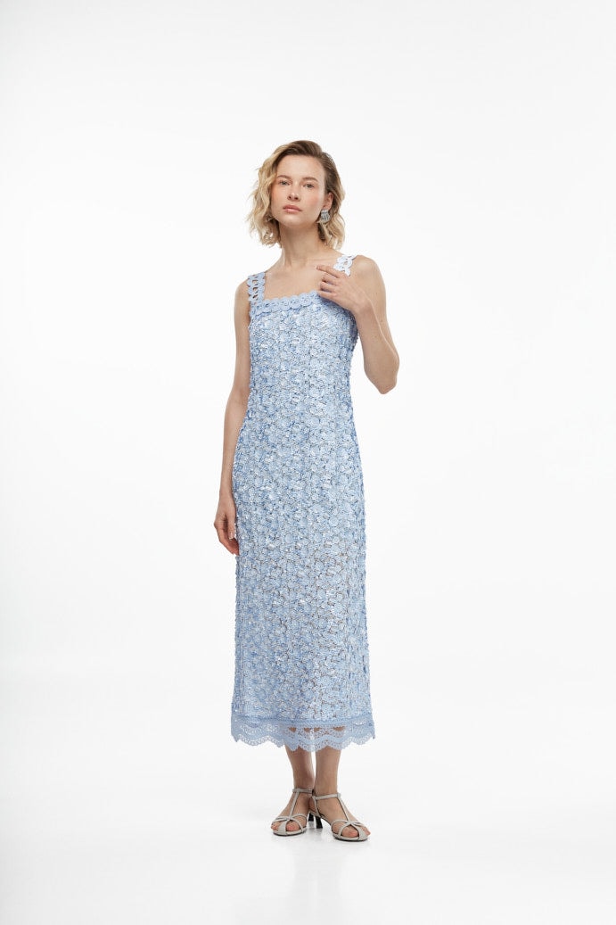 CENTELLA MAXI DRESS BLUE - imagen 1