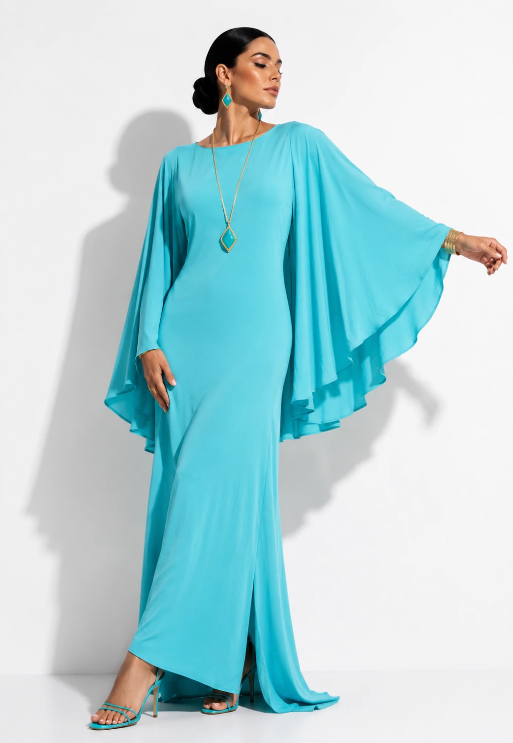 Vestido Damara Turquesa - imagen 1