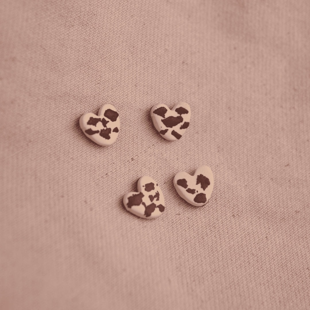 Topos Corazón Cow Print - imagen 1