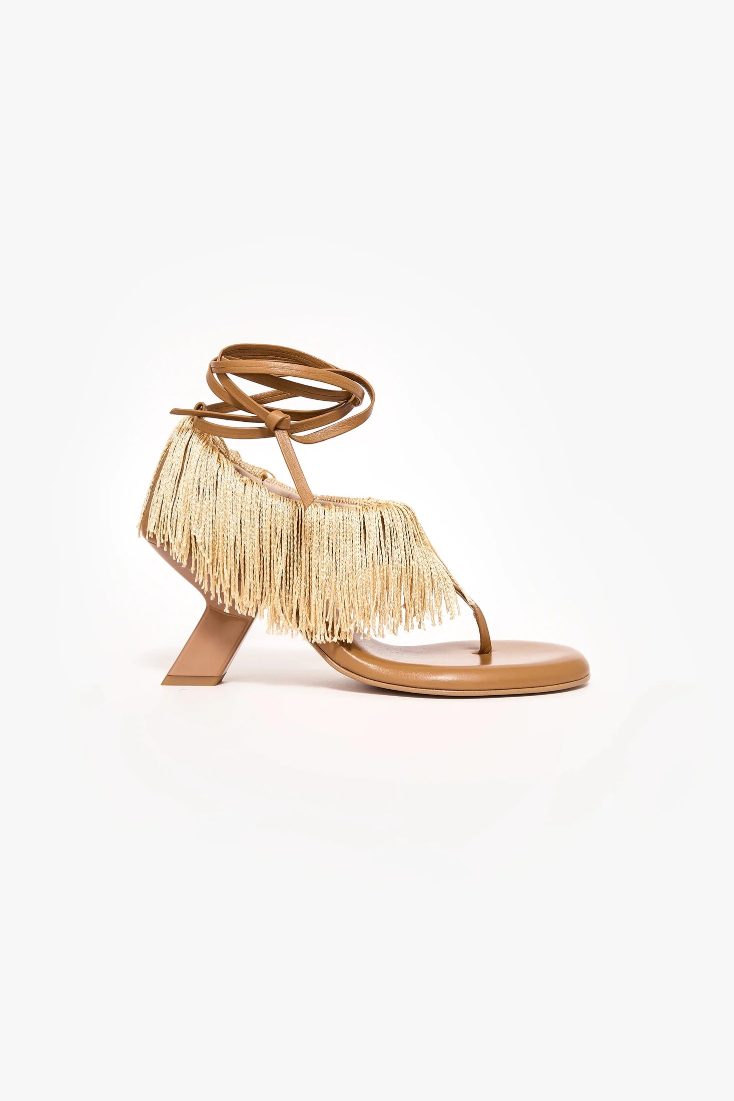 SANDALIA FLIP RUCHI FRINGE - imagen 1