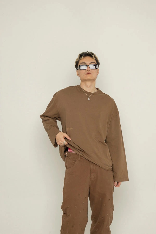 Buzo Unspeakable Long Sleeve-Marrón - imagen 1