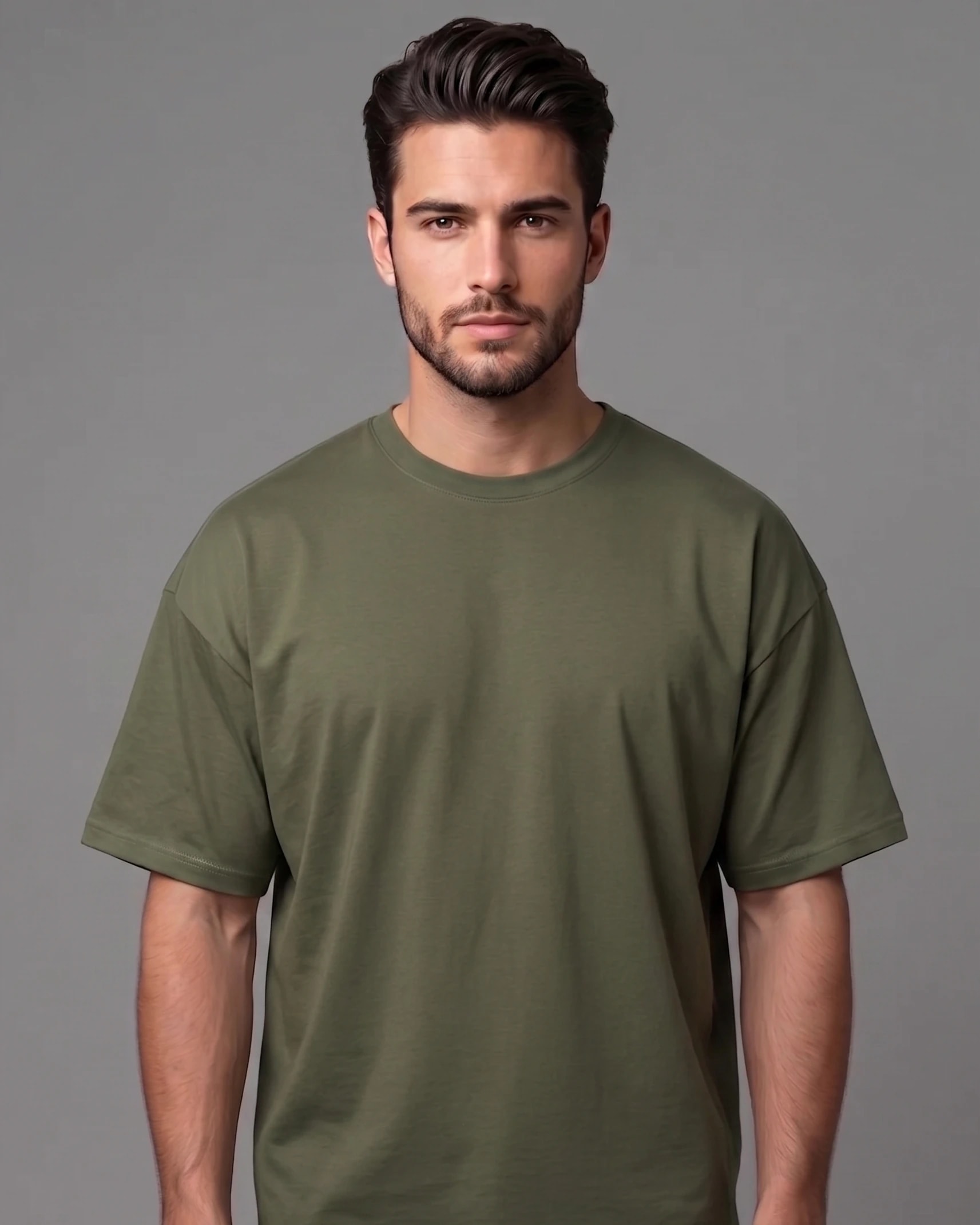 Camiseta Fist Basica Premium Stretch Verde - imagen 1