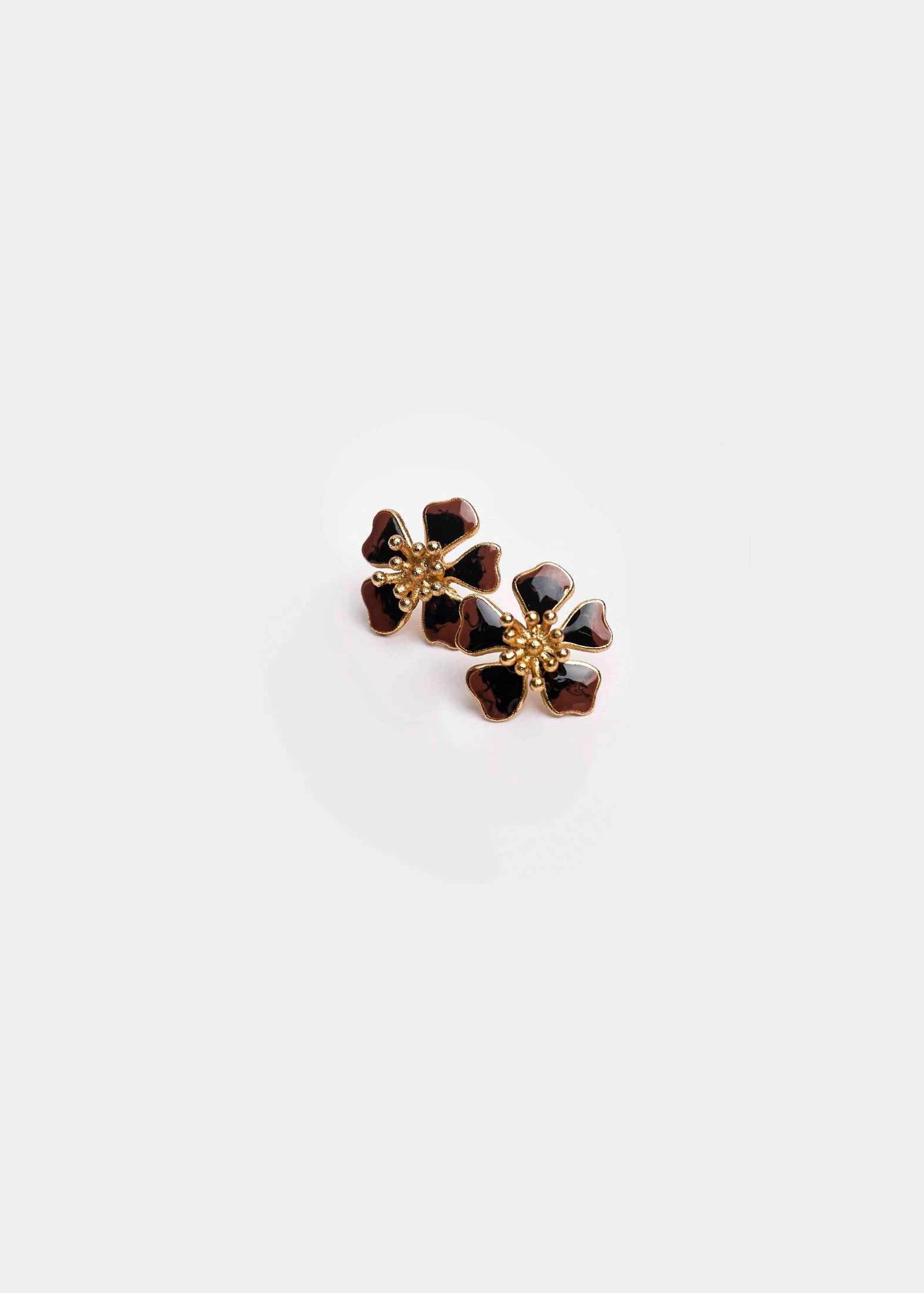 Aretes Aurora Mini Negro - imagen 1