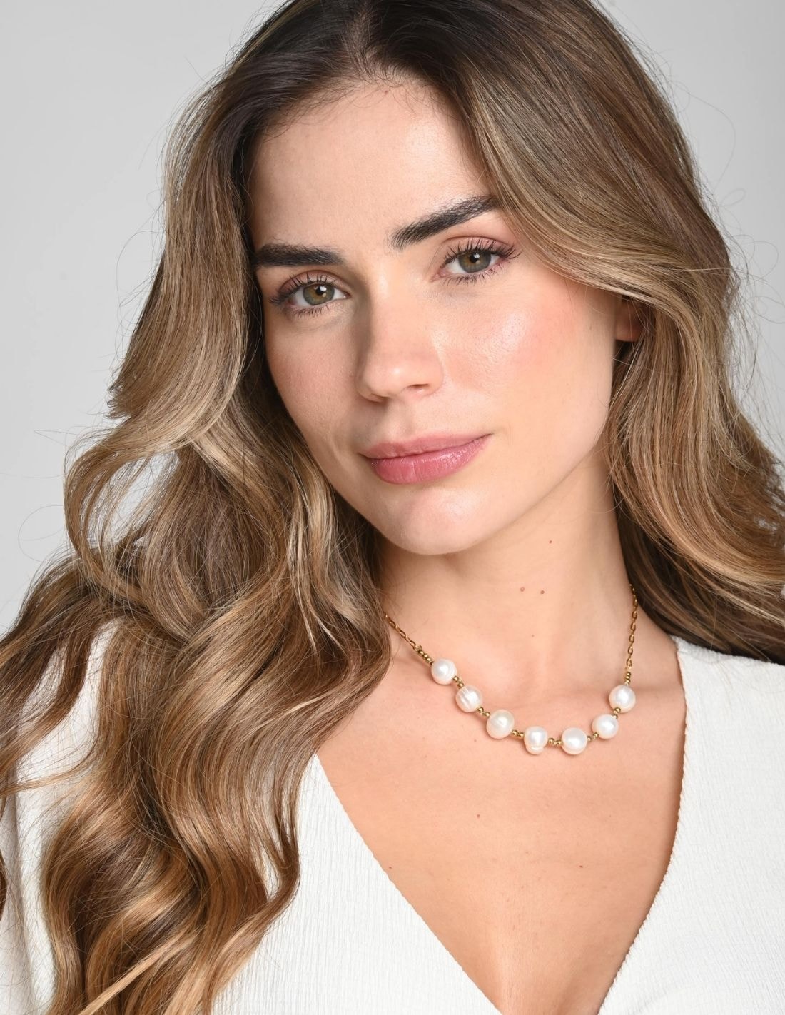 Collar Narella Perla + Marfil - imagen 1