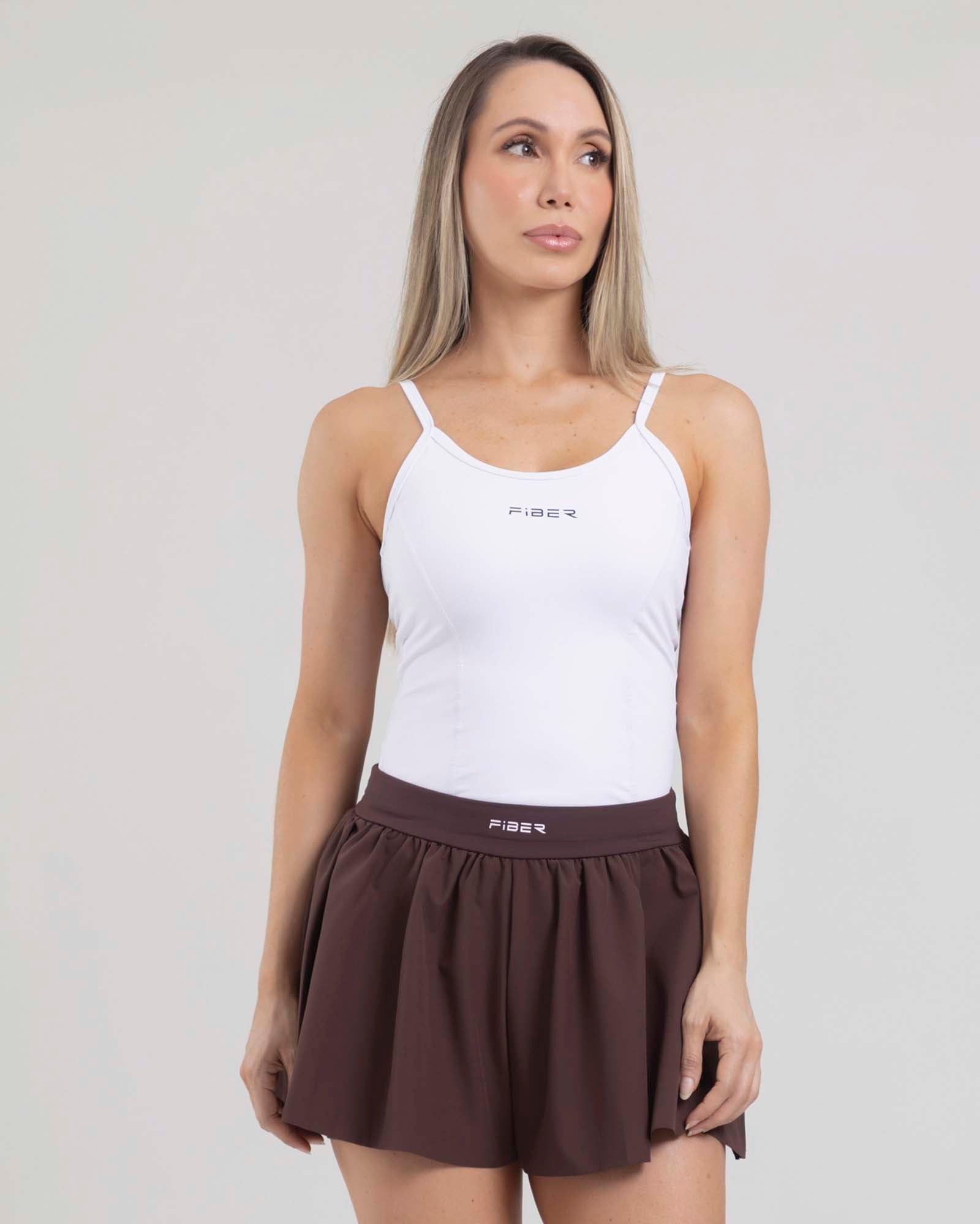 Blusa sport glow blanco tropi FIBER - imagen 1