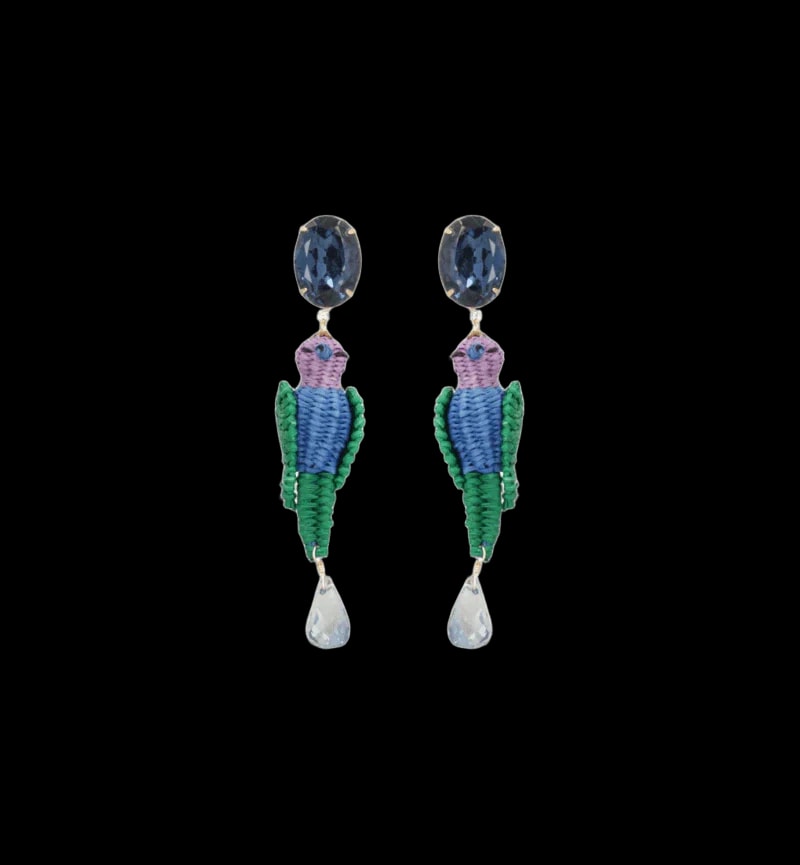 HUMMING BIRD EARRINGS - imagen 1