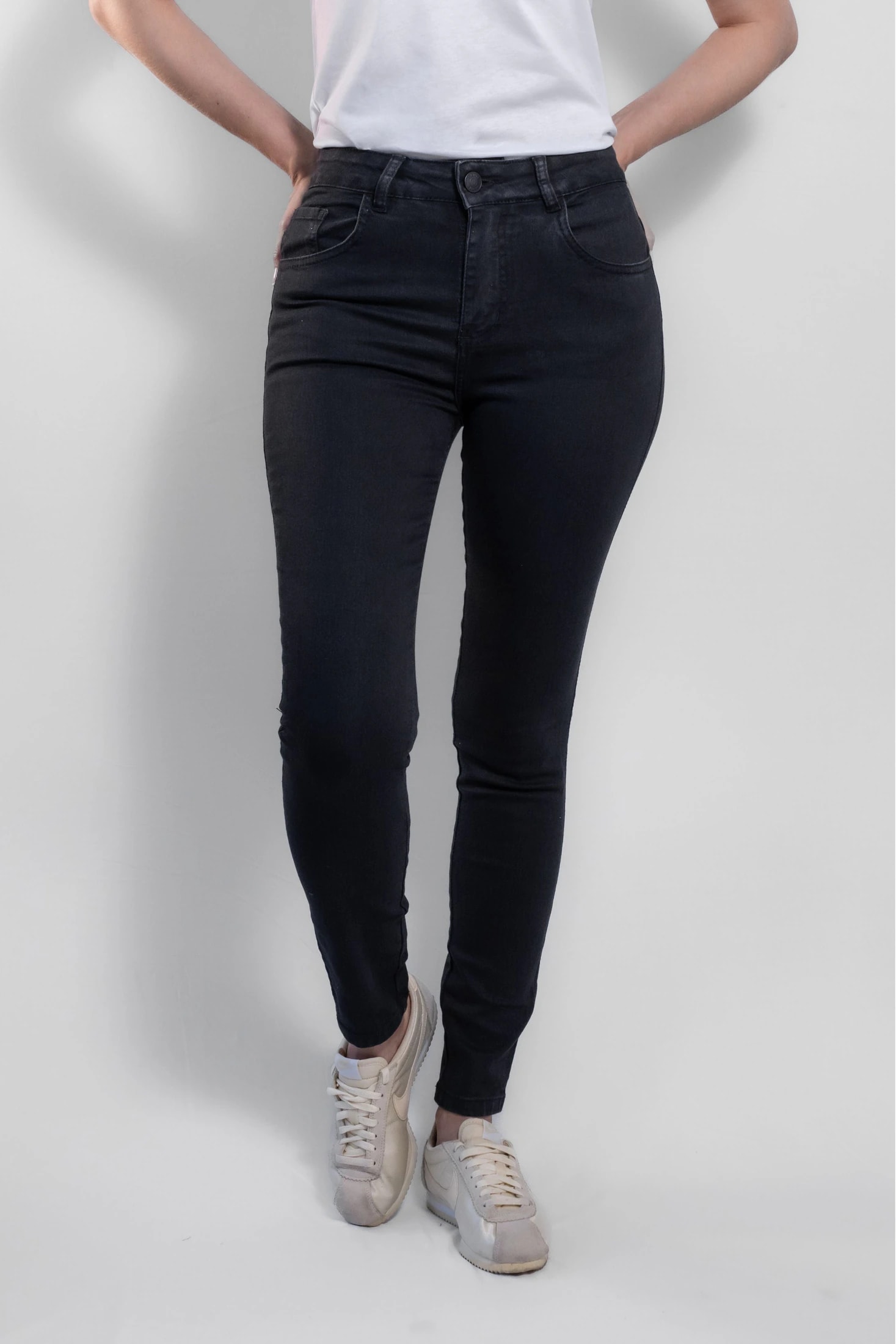 Jean Elastico Skinny Negro - imagen 1