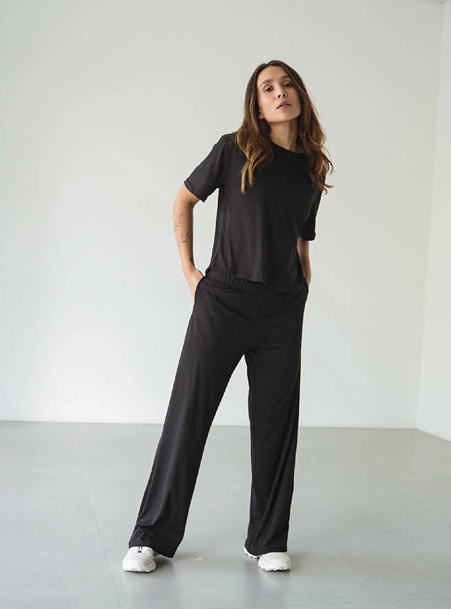 Cozy Rib Set - Negro - imagen 1