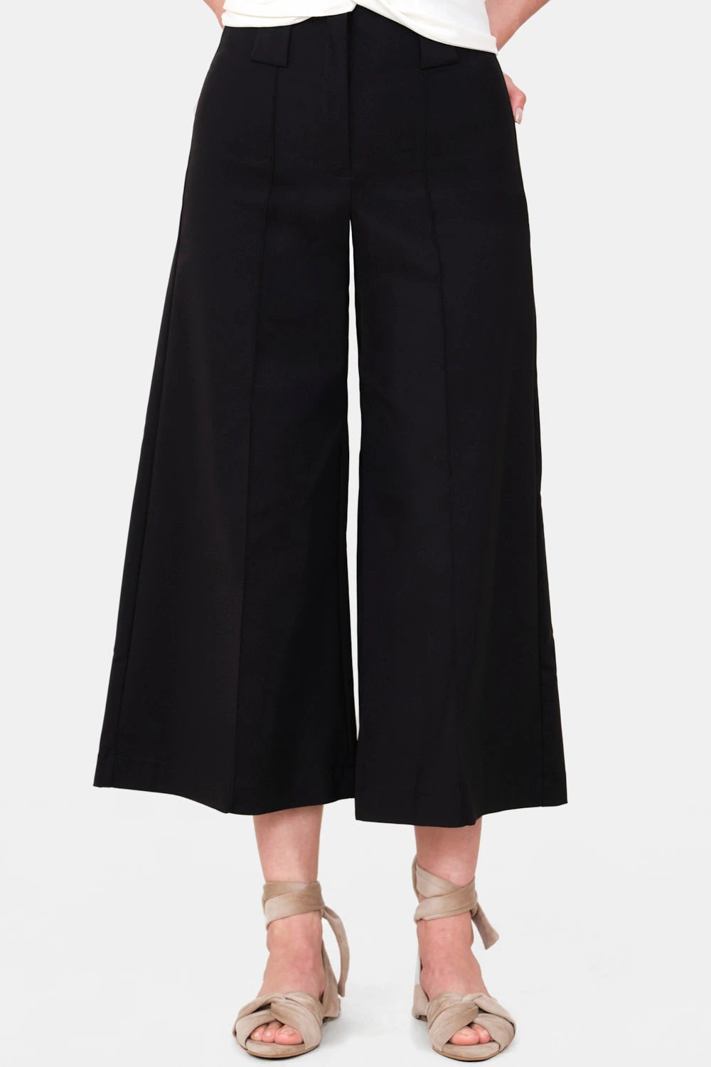 Pantalón paulette culotte negro - imagen 1