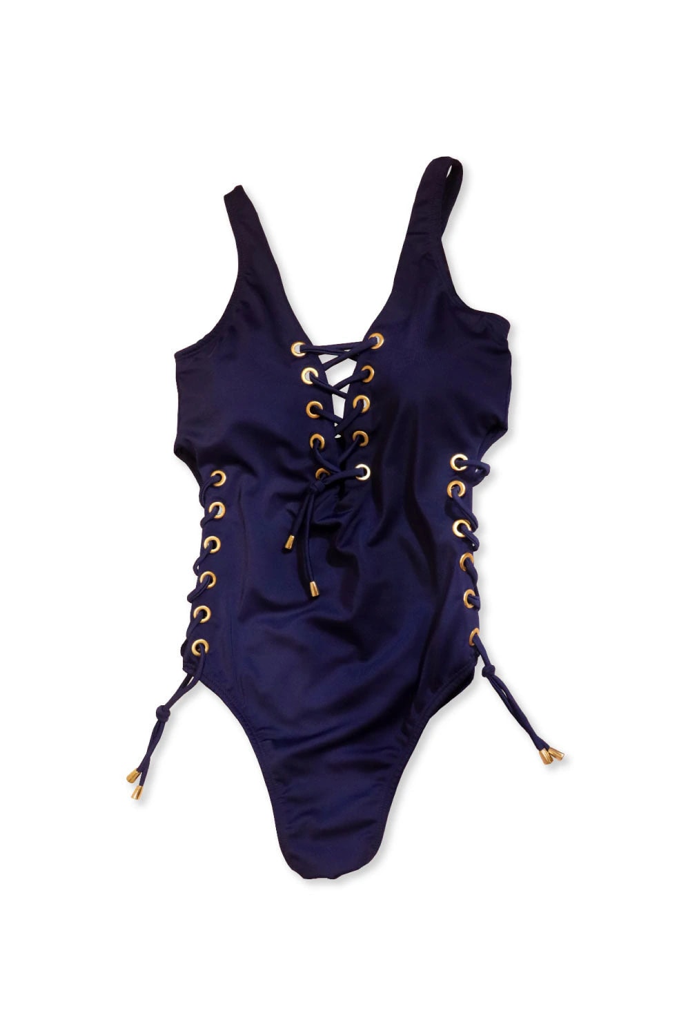 Open-Sided One Piece Swimsuit with Scrunched-Style Bottom - imagen 1