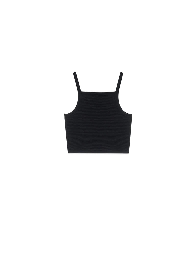 Monclair black crop top - imagen 1