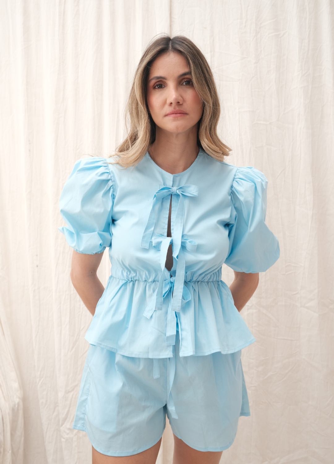 Blusa Cigarras Celeste - imagen 1