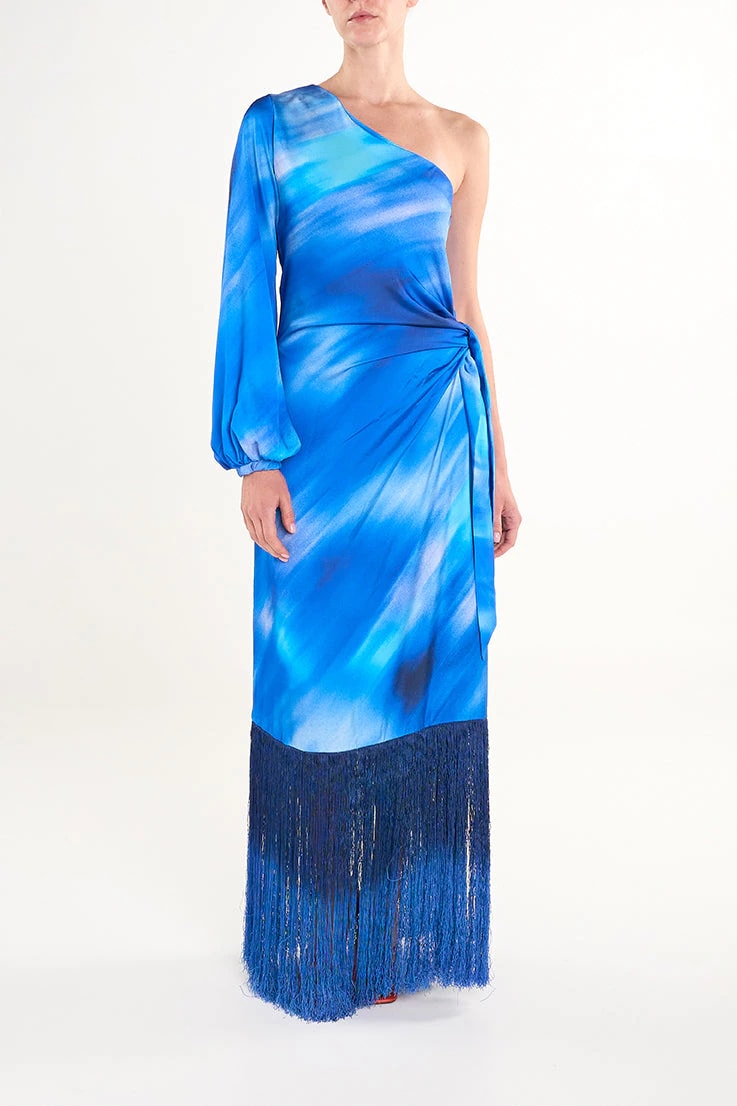 BAY ARI FRINGE LONG DRESS - imagen 1