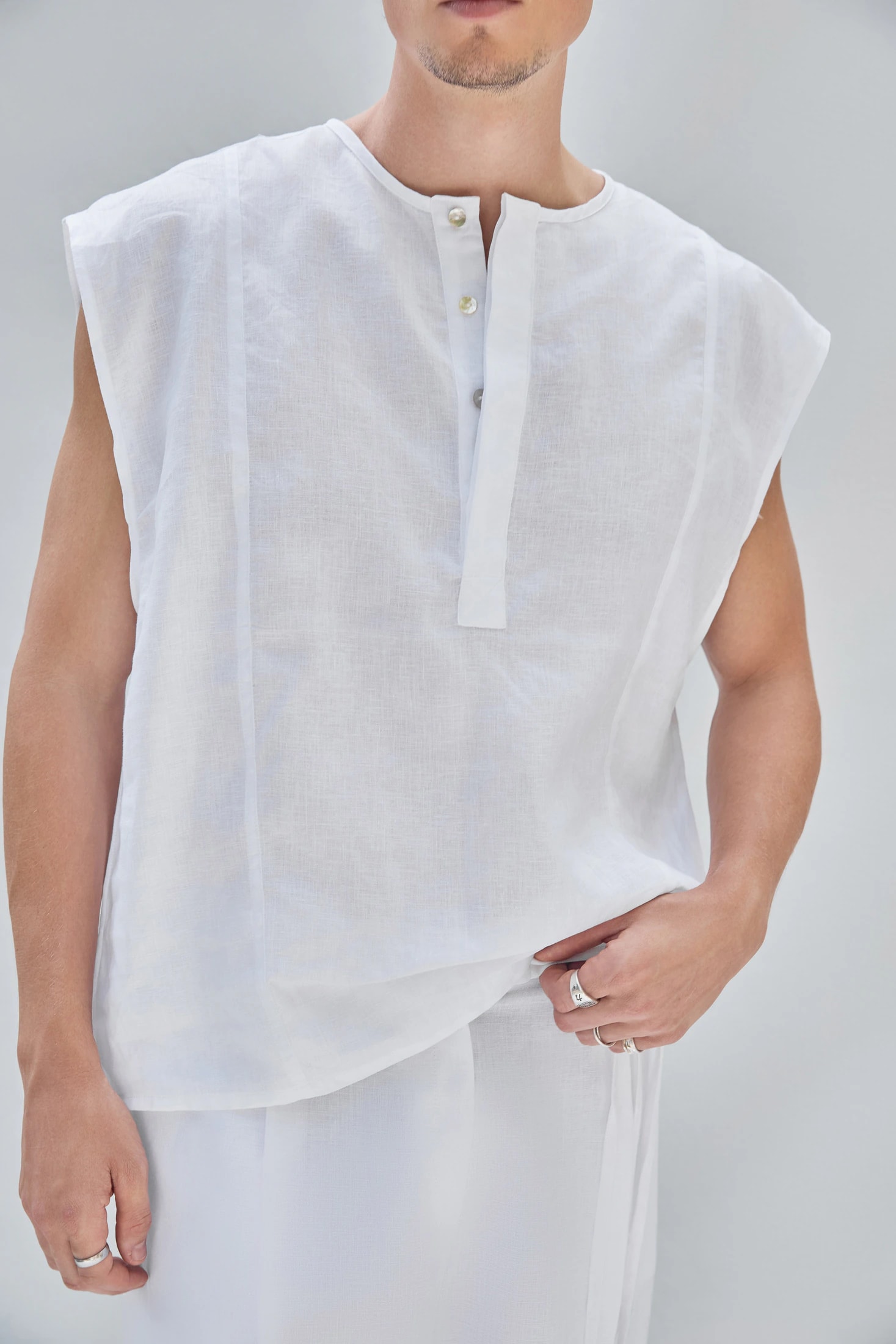 JOSE TOP MEN WHITE - imagen 1