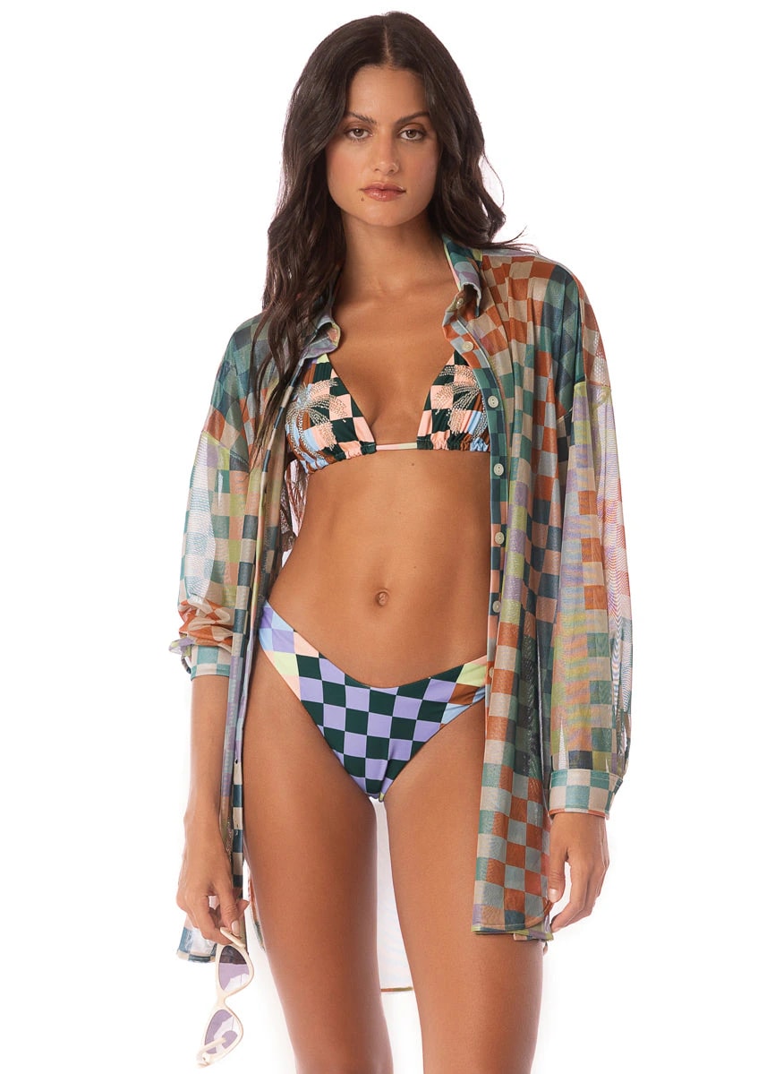 Maaji Chess Manele Long Shirt - imagen 1