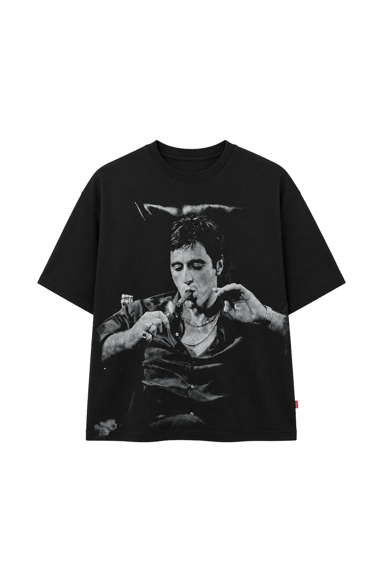 CAMISETA OVERSIZE CUBANO NEGRO NEA - imagen 1
