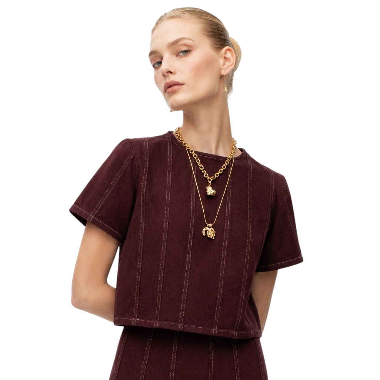 TOP GEMMA VINOTINTO - imagen 1