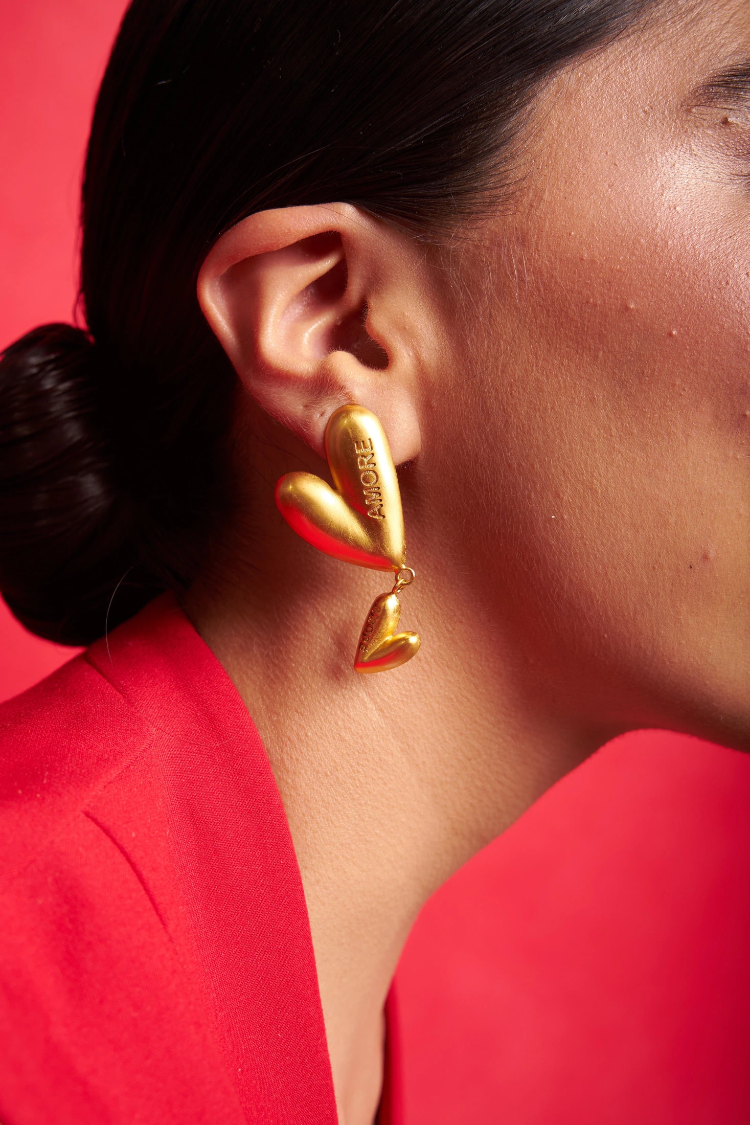 Aretes doble Amore - imagen 1