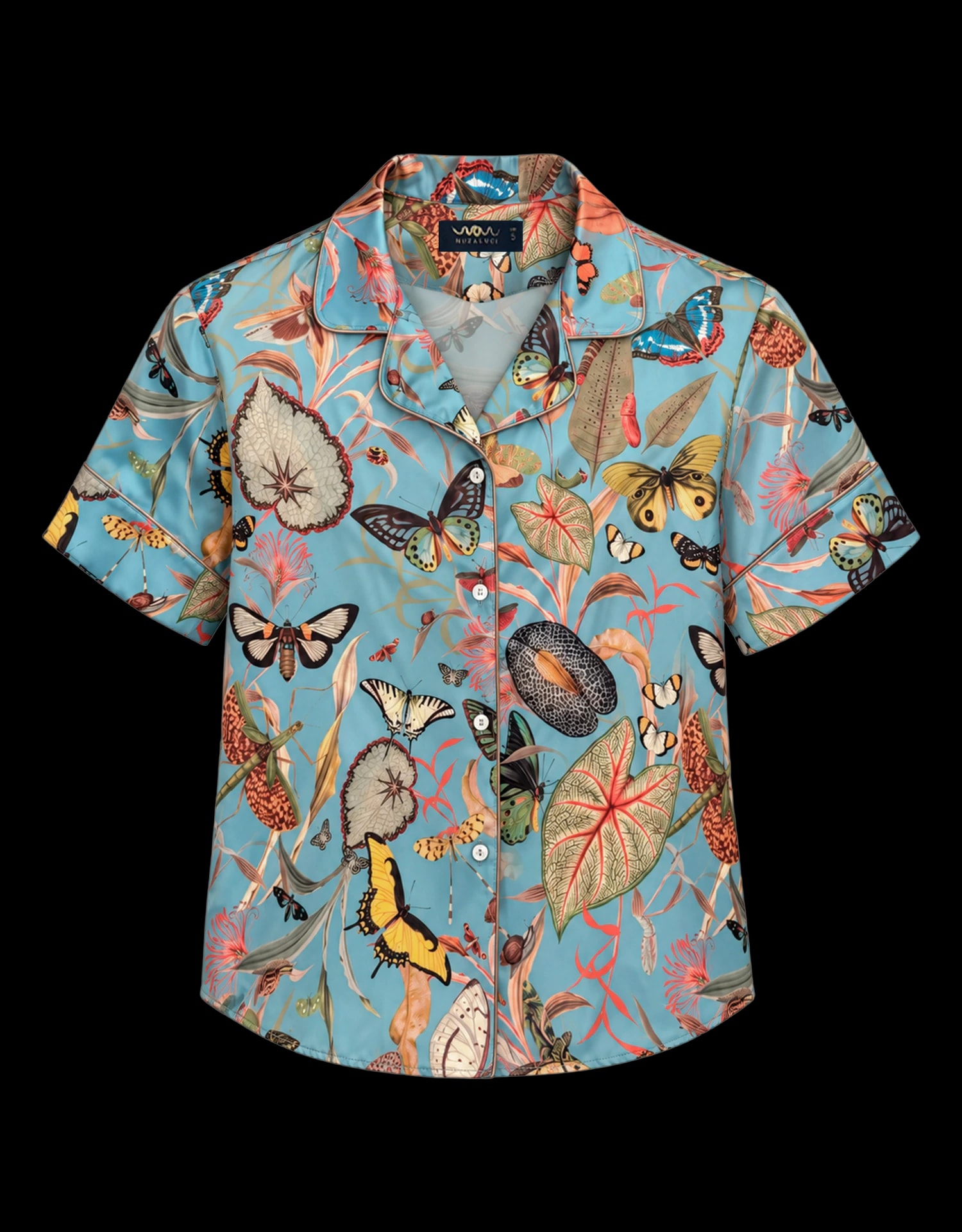 Pijama Corta - Blue Butterfly - imagen 1