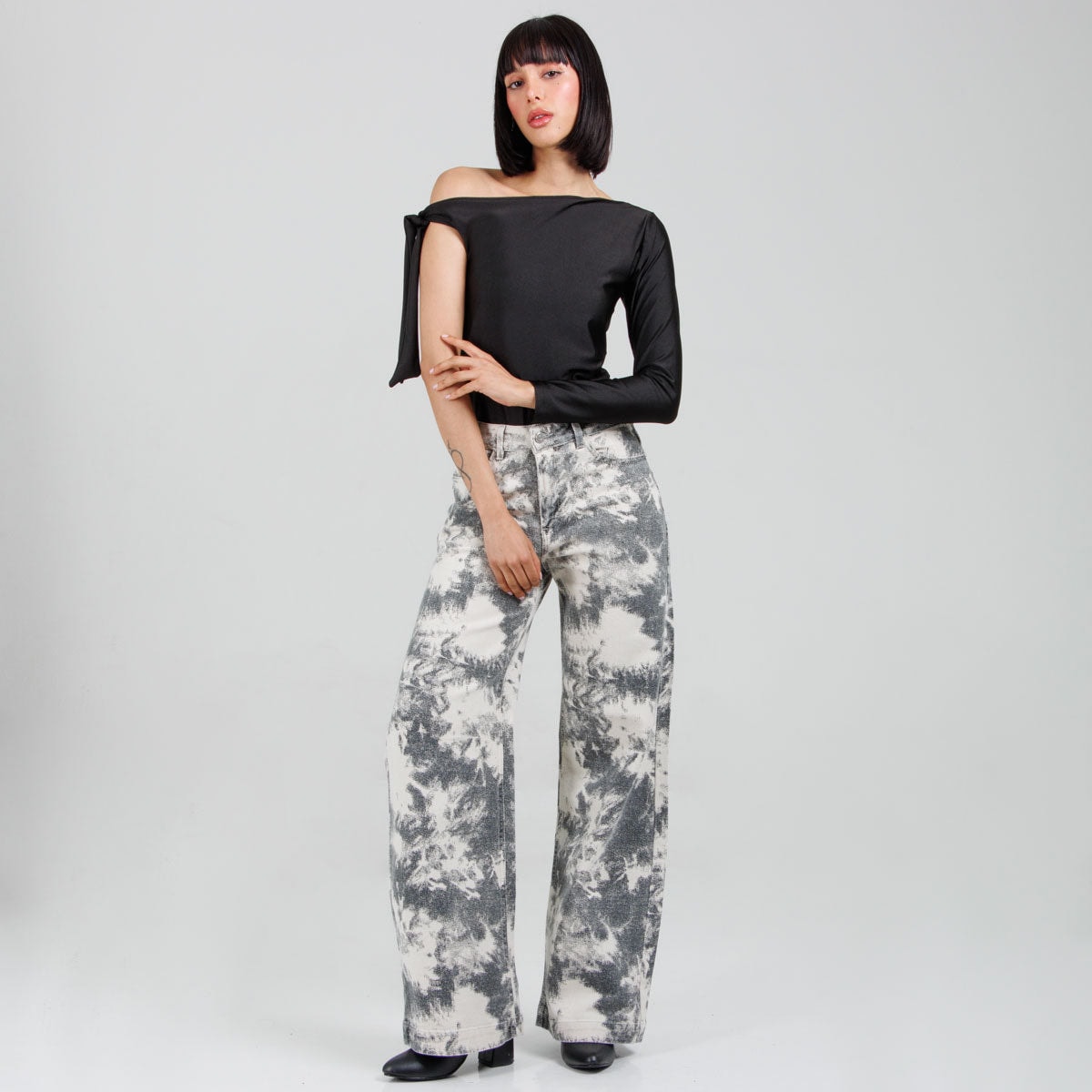 Jean Wide Leg Ax-3142 Semirigido - imagen 1