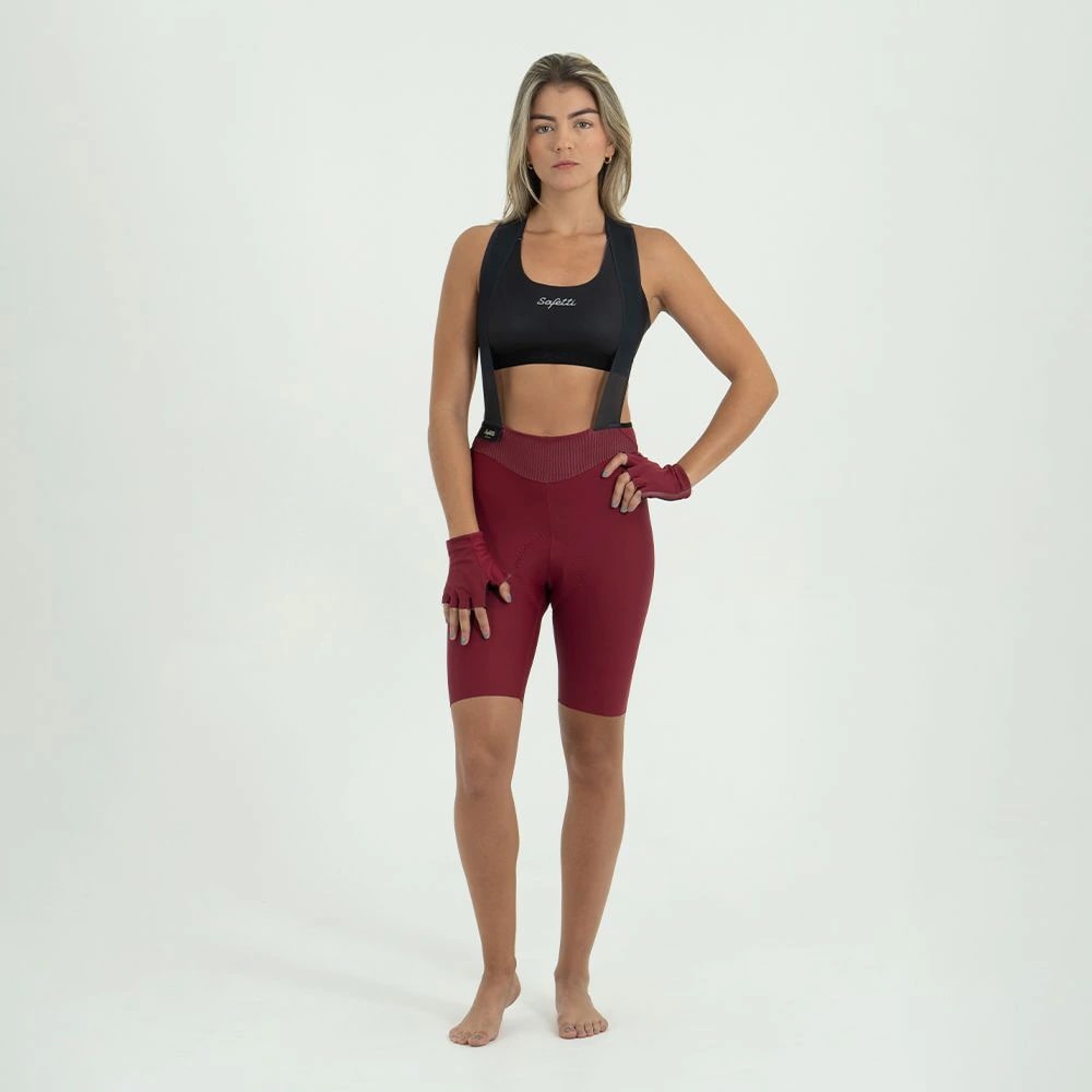 PANTALONETA CICLISMO TOSCANA 2.0 + TERRACOTA PARA MUJER - imagen 1
