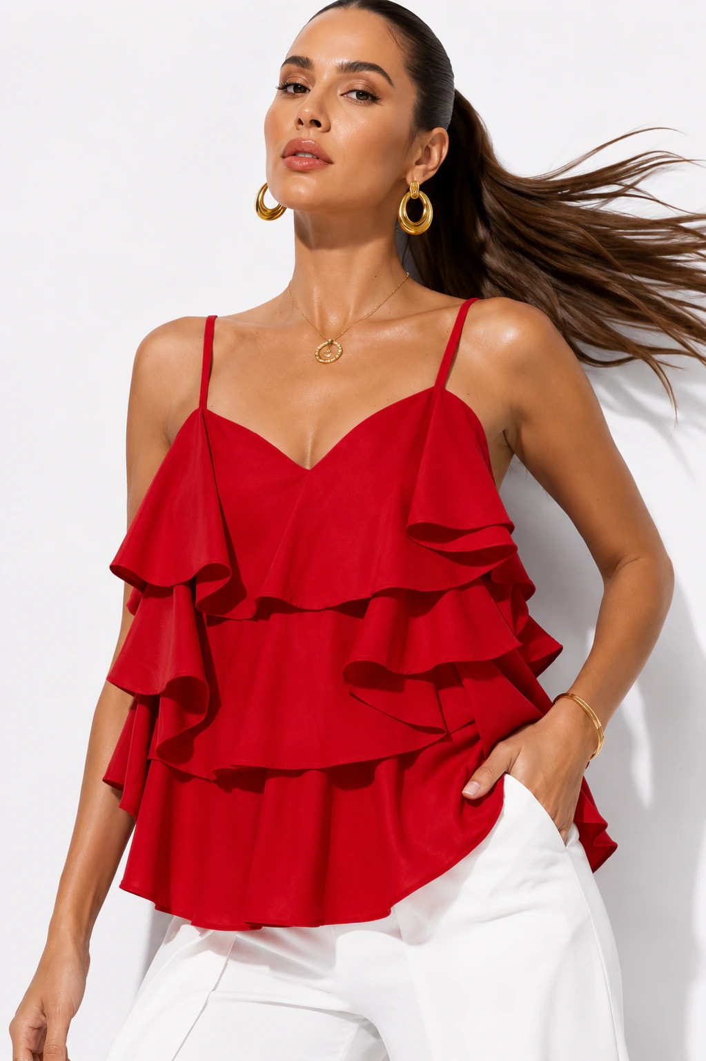 Blusa Salonica Rojo - imagen 1
