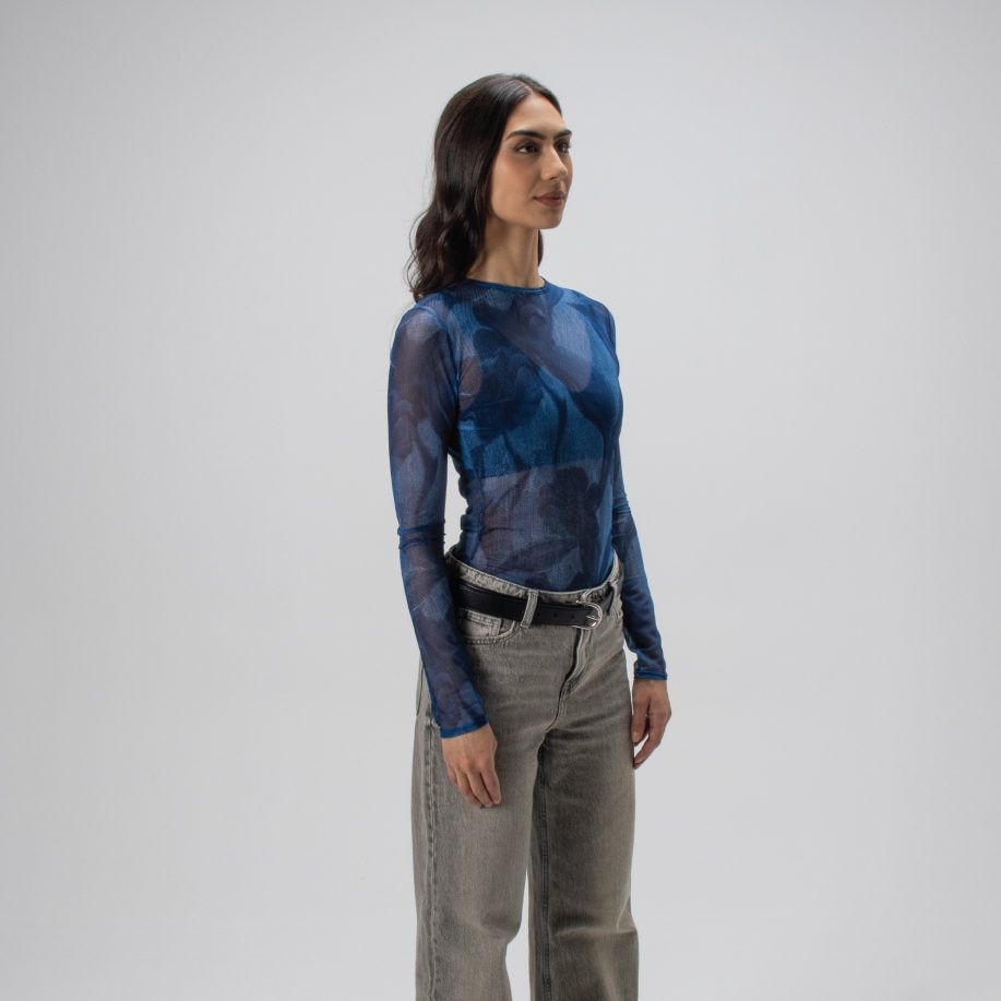 Mesh (Malla) – Eloisa – Denim Flower - imagen 1