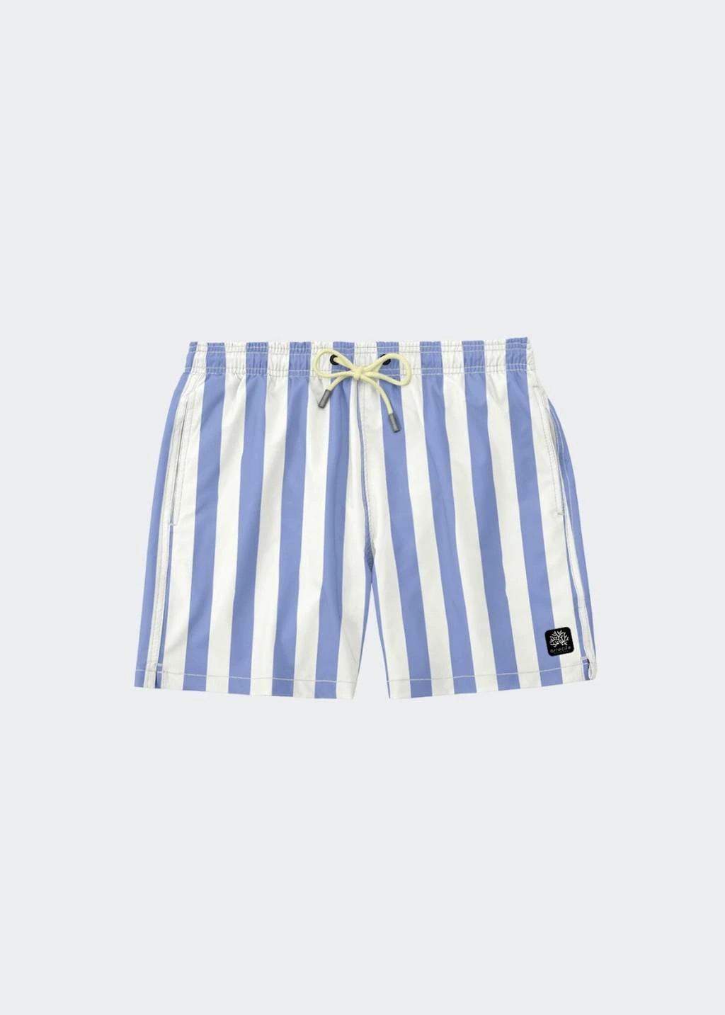SHORT DE BAÑO LÍNEAS PÚRPURA - imagen 1