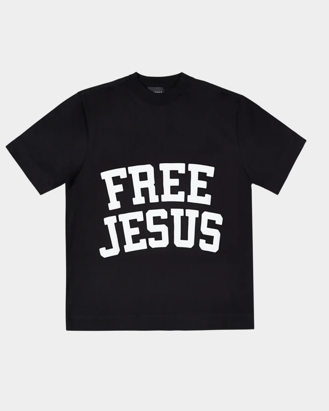 FREE JESUS BLACK T-SHIRT - imagen 1