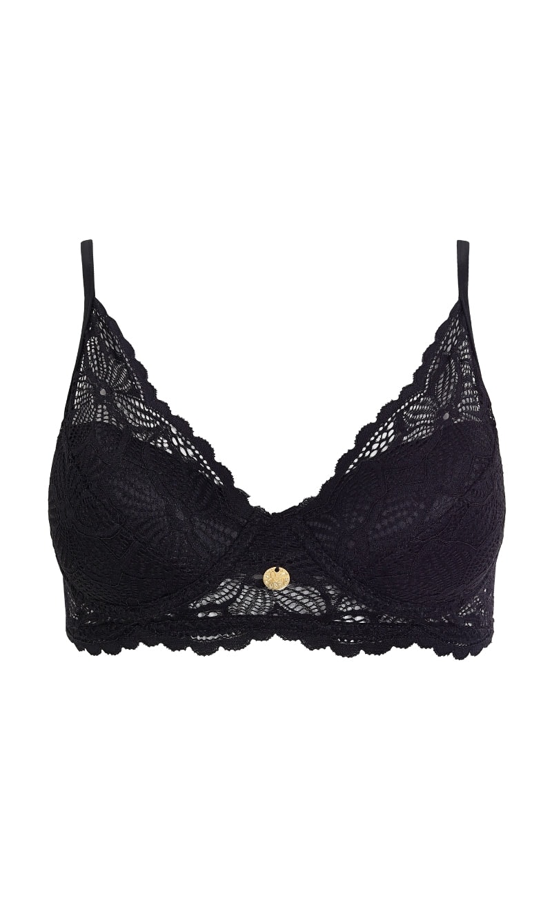BRA CON ARO Y MEDIA COPA DAHLIA INTIMATE - imagen 1