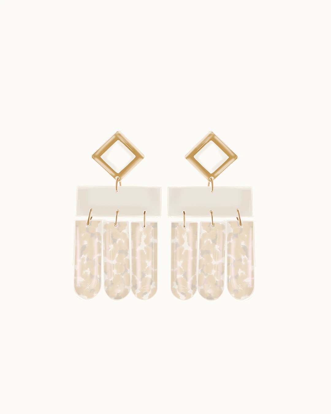 Terrazo4 Earrings - imagen 1