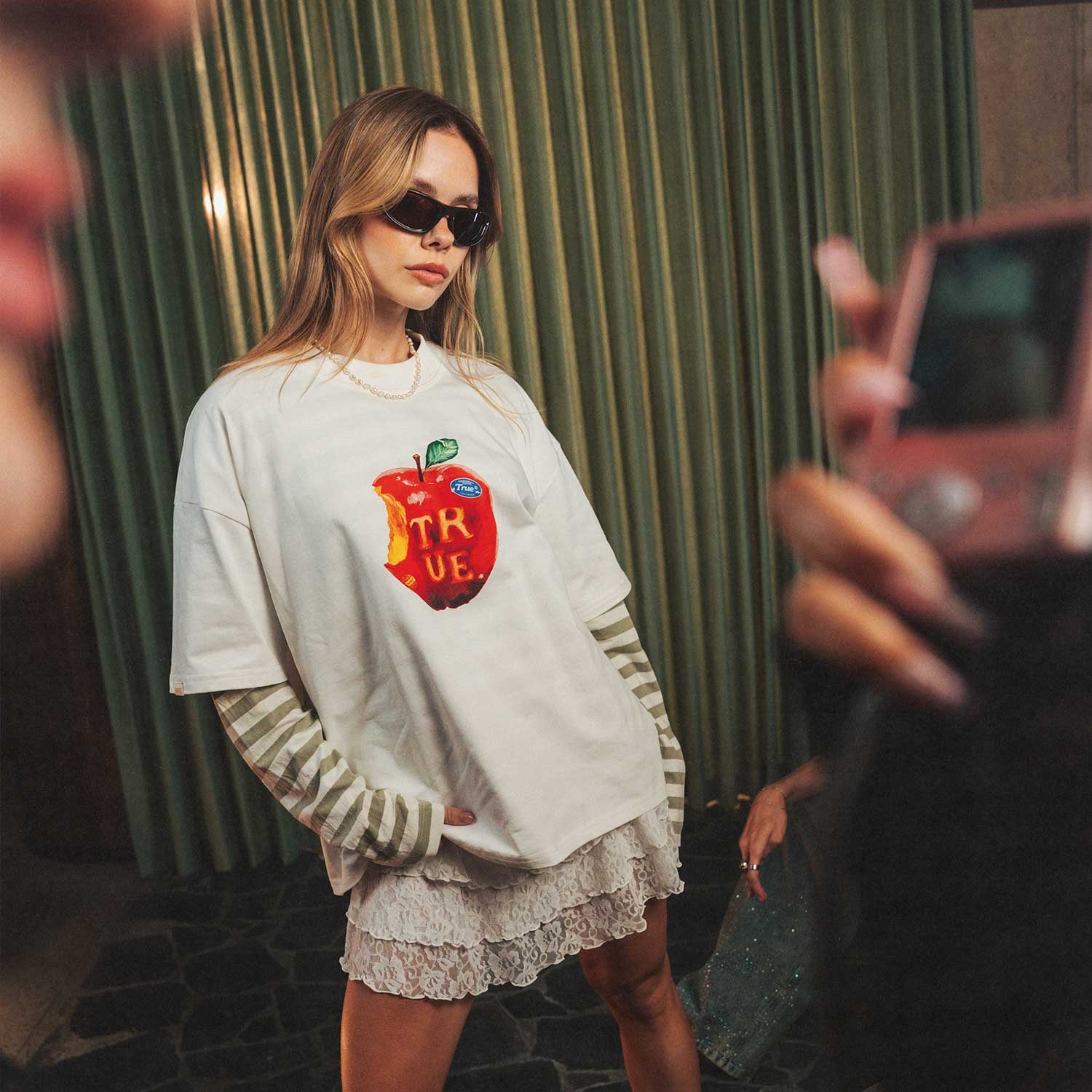 Juicy Boxy Tee - Cream - imagen 1