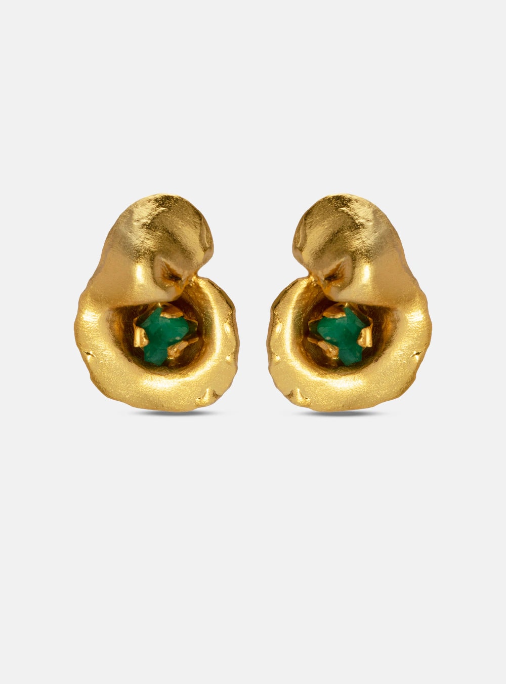 Aretes Fiba Esmeralda - imagen 1