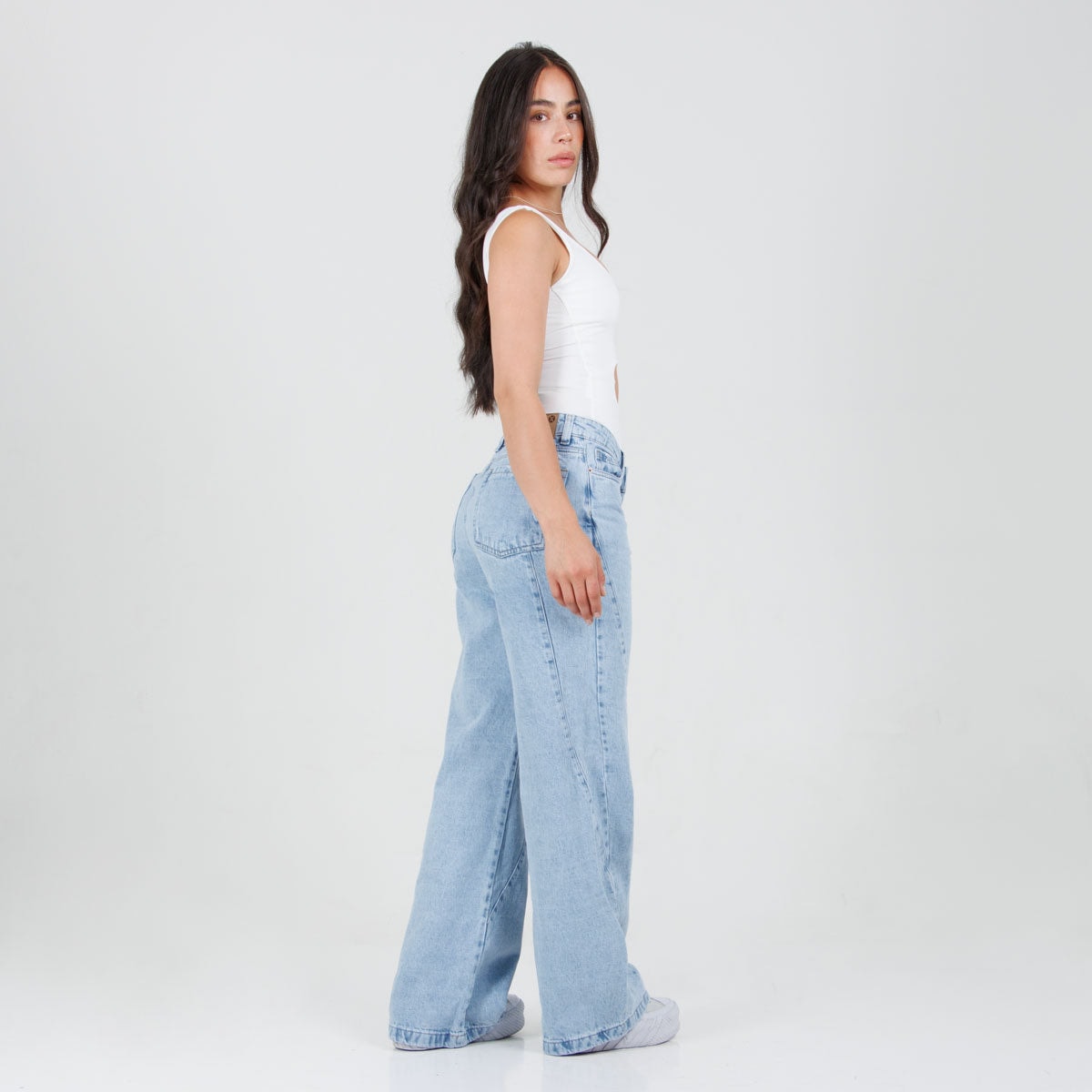 Jean Axspen Wide Leg Ax-3026 Rigido - imagen 1