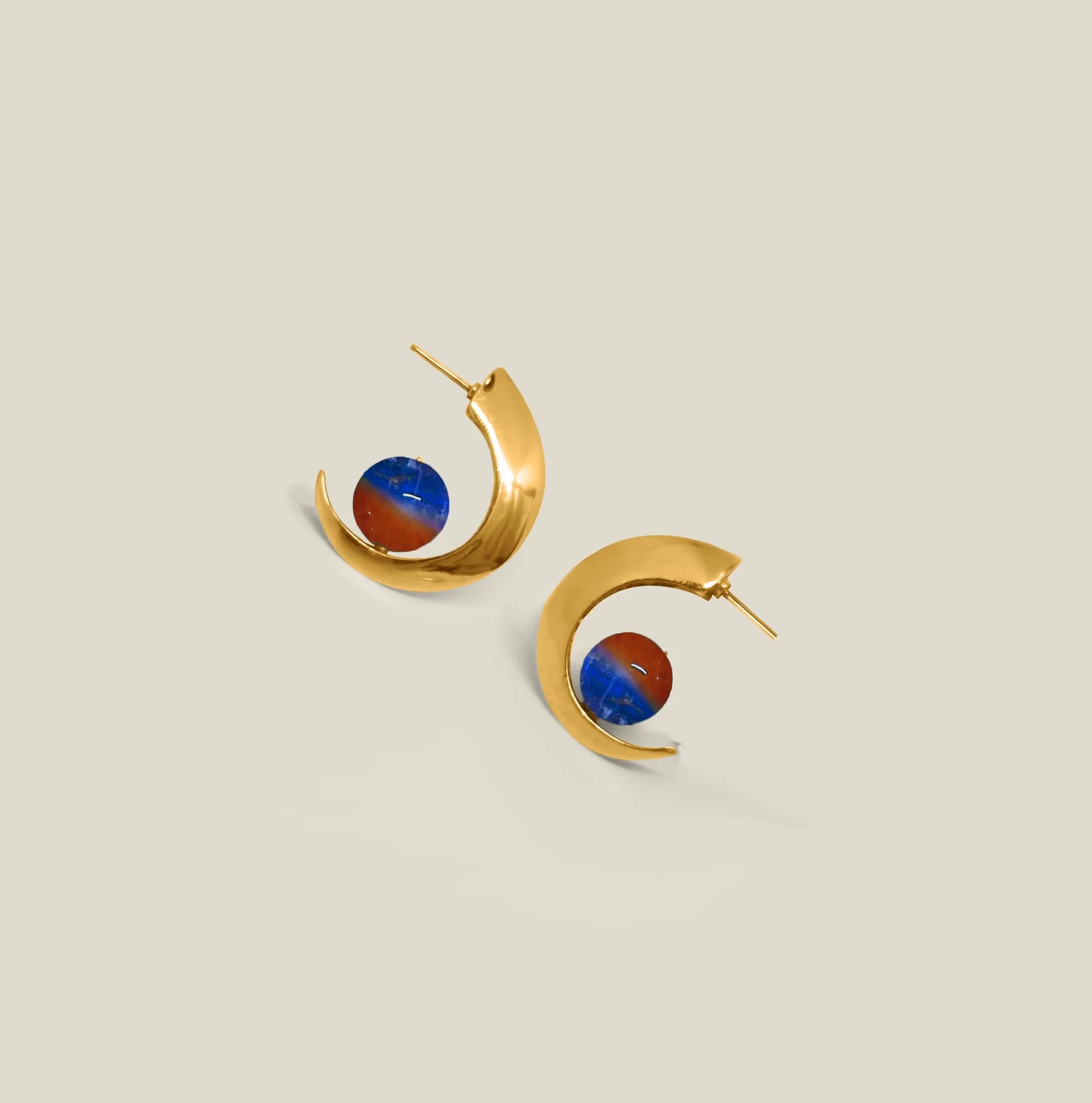 Lua Eye Hoop Gold - imagen 1
