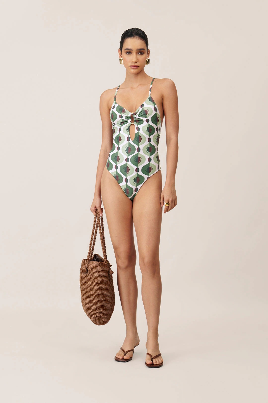Vestido De Baño Enterizo Sunburst Origen - imagen 1