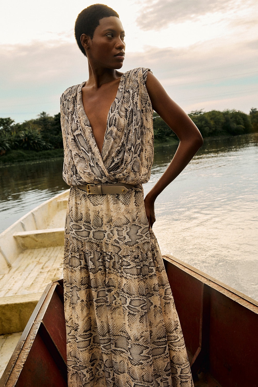 Vestido vasco animal print - imagen 1