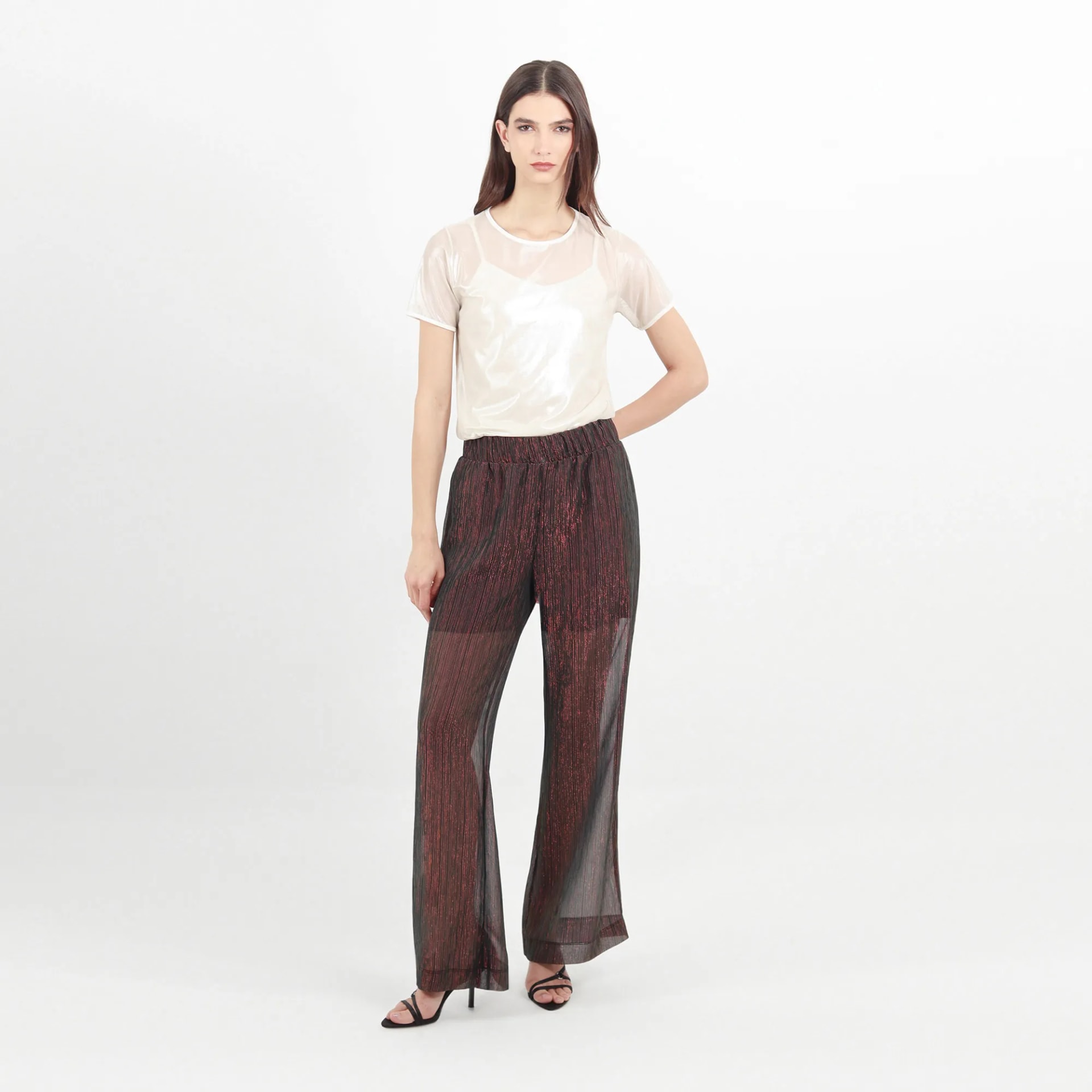 Pantalon Tiro Alto Bota Flare - imagen 1