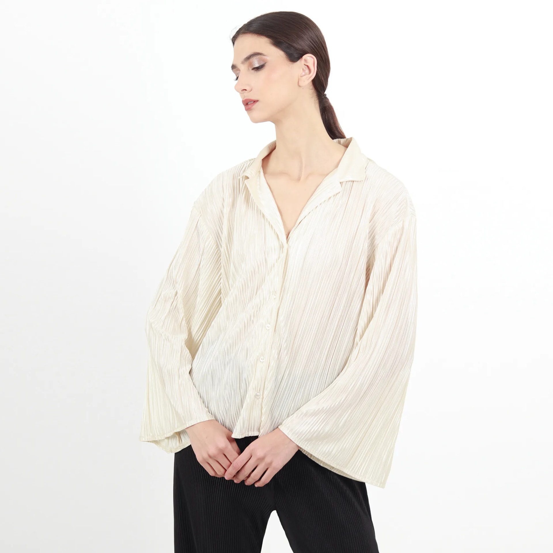 Blusa Cuello Sport Manga Larga - imagen 1