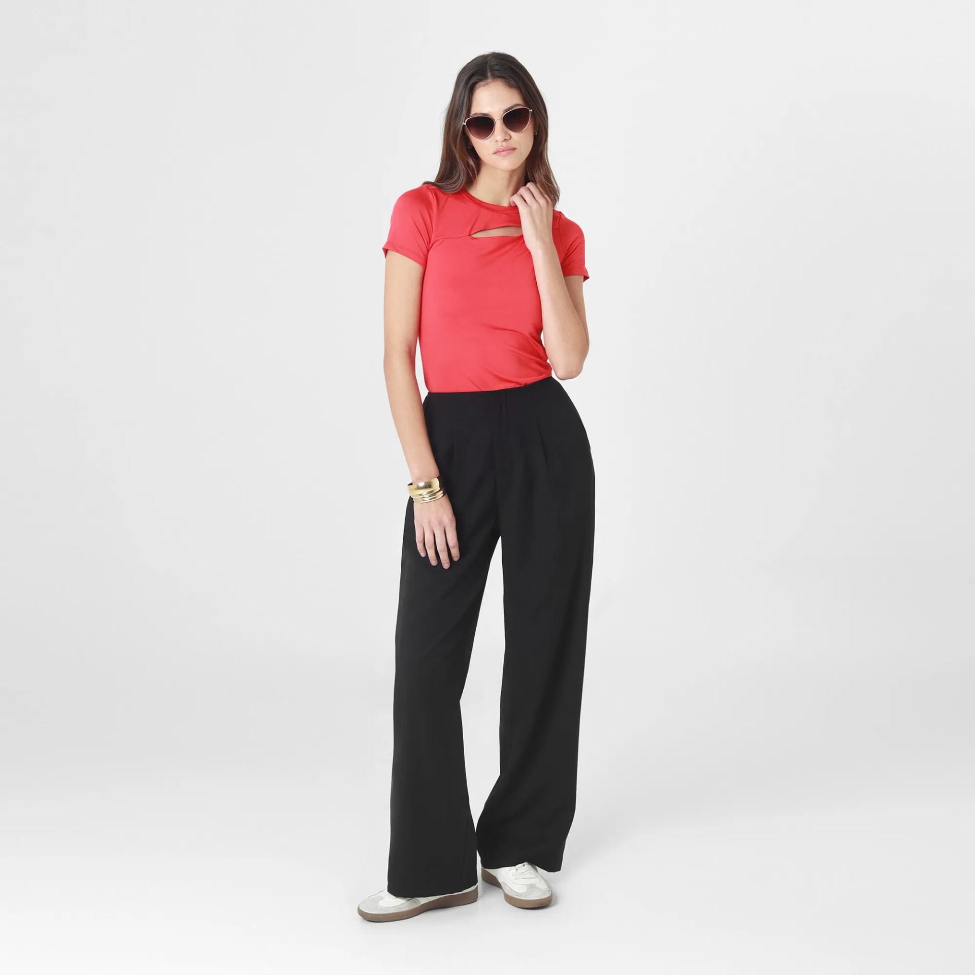 Pantalon Tiro Medio Bota Flare - imagen 1