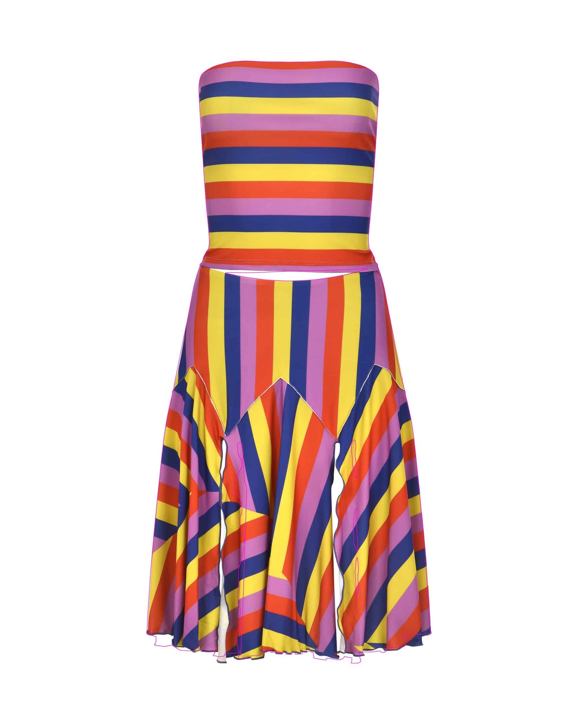 Ray Tube Top in Malba Stripes - imagen 1