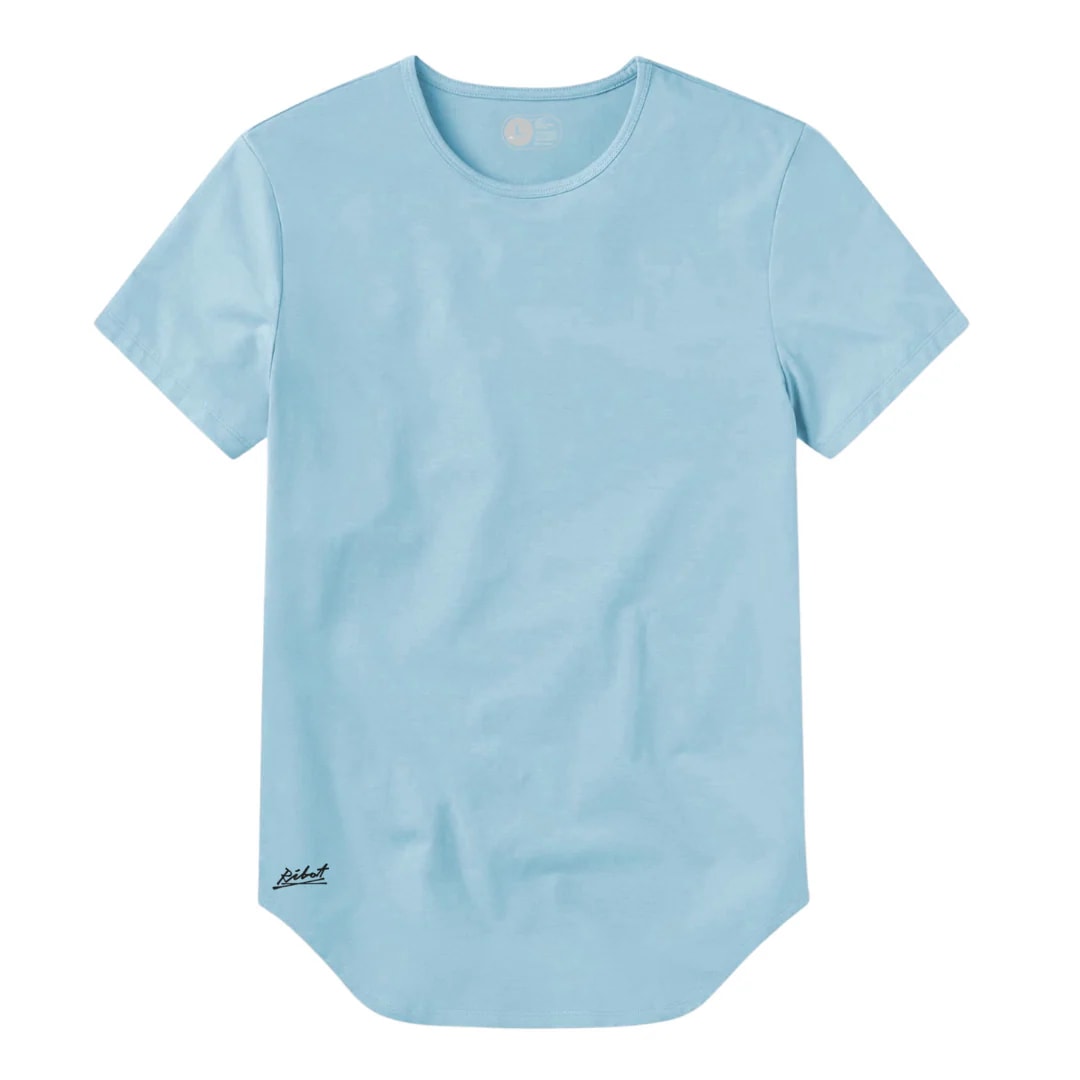 Camiseta Básica Curve Azul Claro - imagen 1