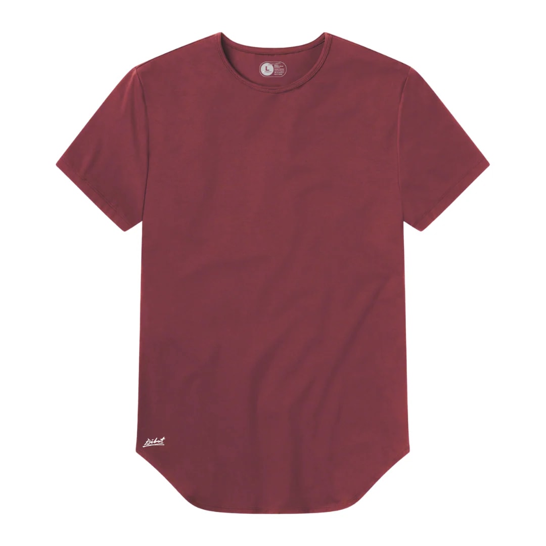 Camiseta Básica Curve Vinotinto - imagen 1