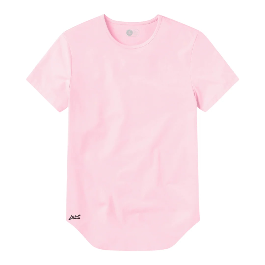 Camiseta Básica Curve Rosado - imagen 1