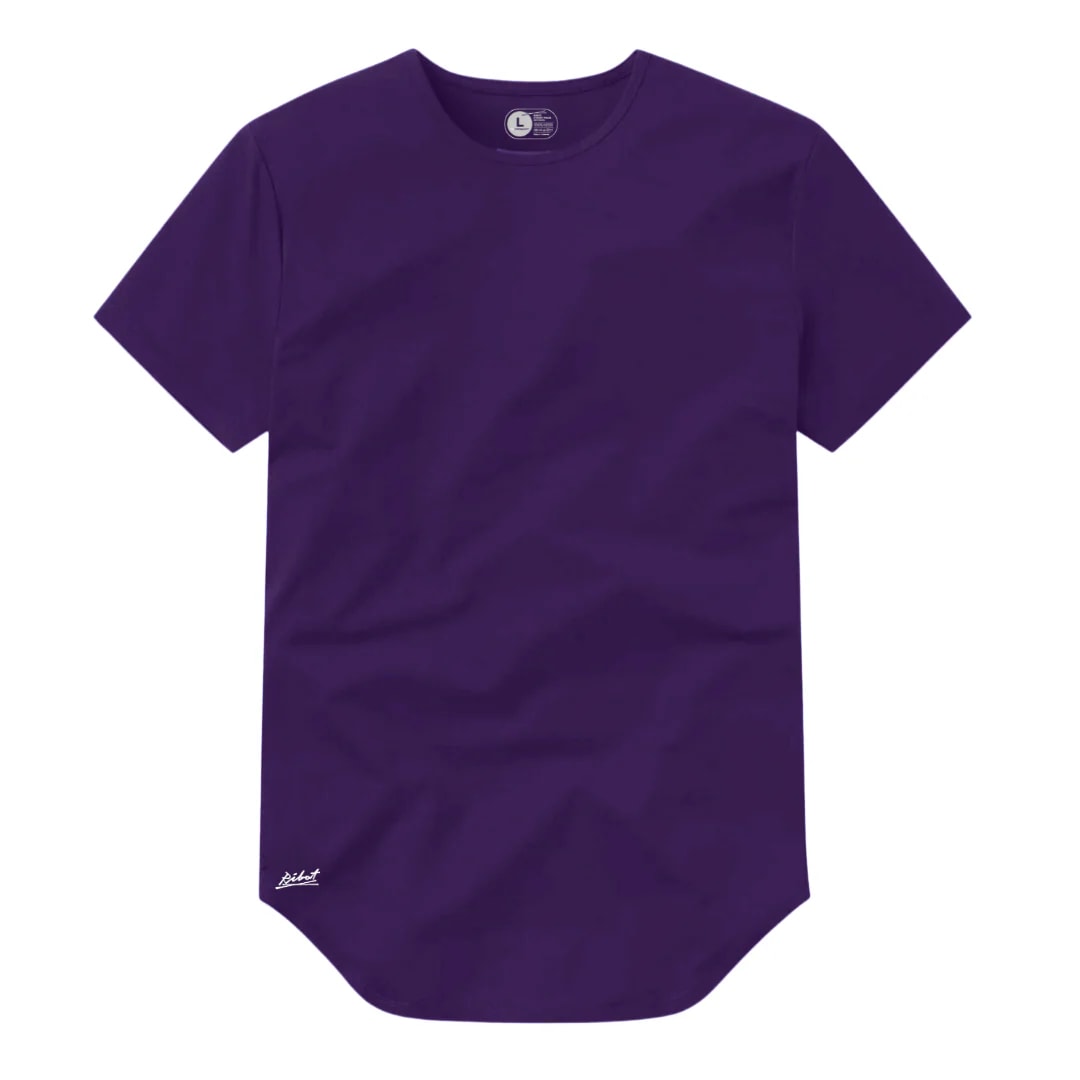 Camiseta Básica Curve Morado - imagen 1