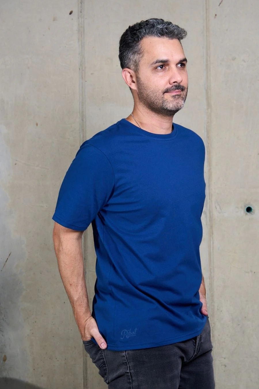 Camiseta Classic 180gr Azul Marino - imagen 1