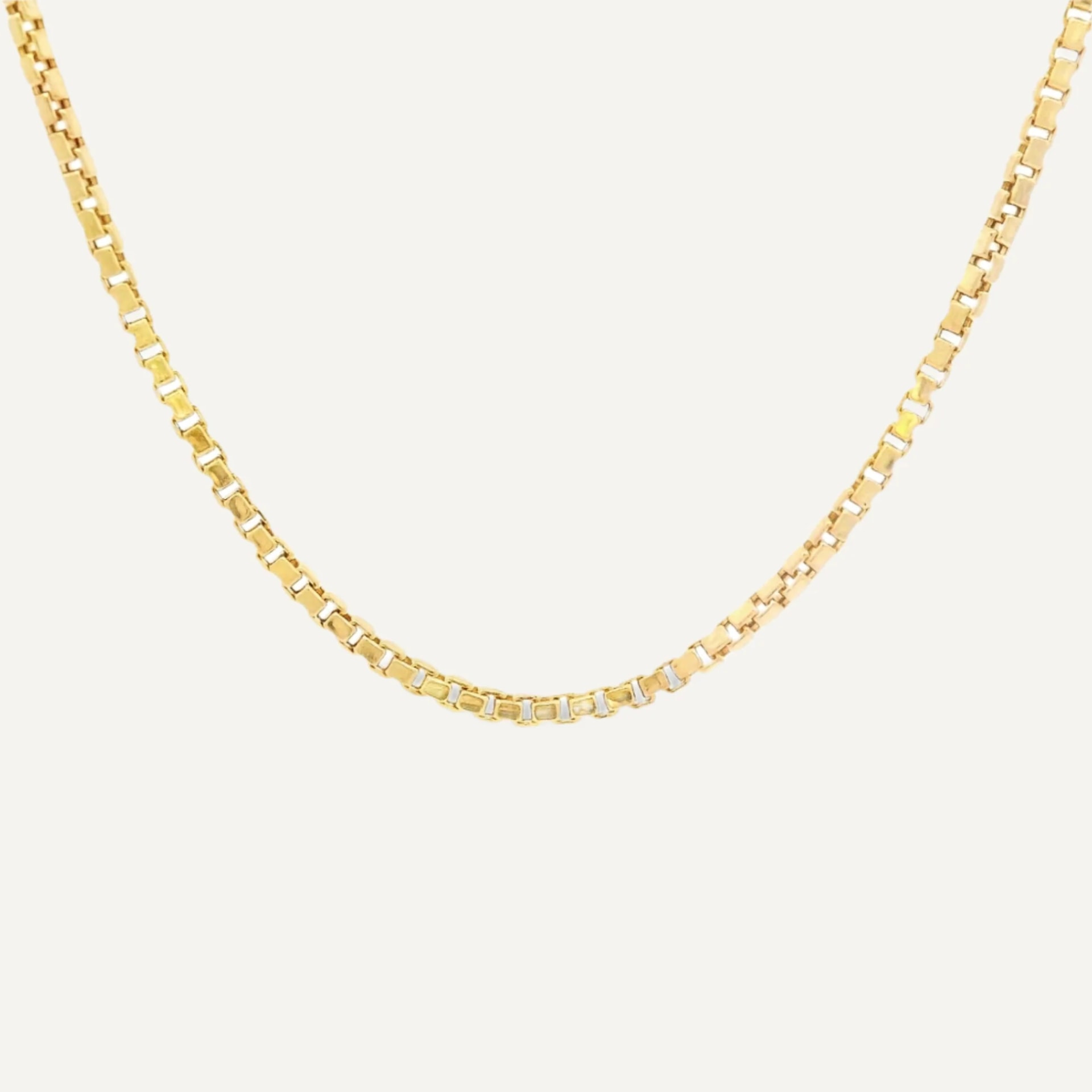 Cadena box 18k - imagen 1