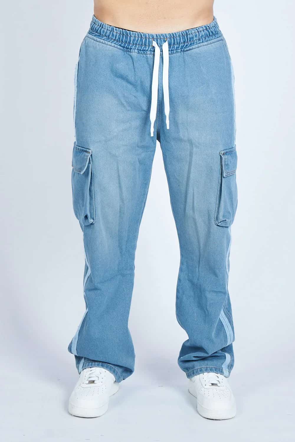Pantalon cargo DENIM con hiladilla | DROP 03 |